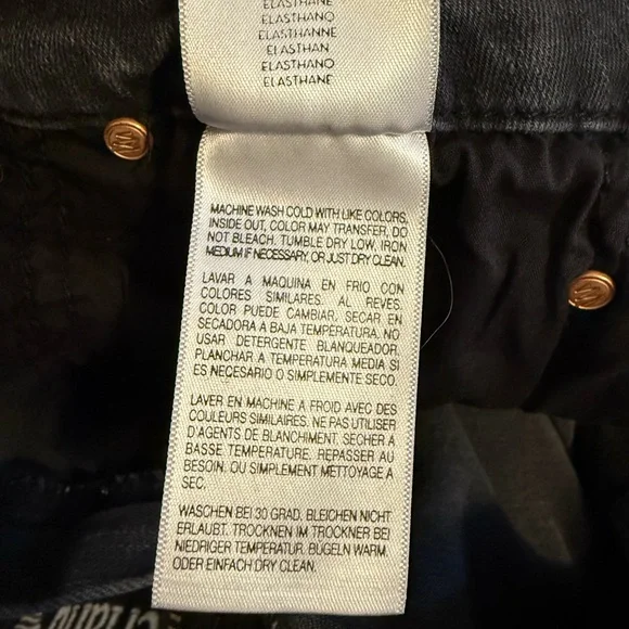 MOTHER Denim High Waist Looker Ankle Fray Lighting Up Lanterns Size 27